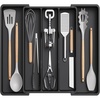 image:imageLifewit Utensil Organizer for Kitchen Drawers Expandable Utensil TrayBlack