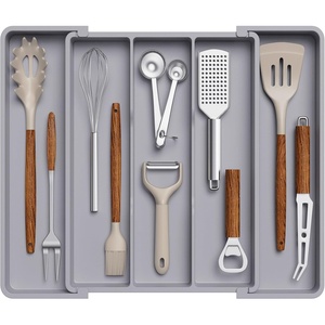 image:imageLifewit Utensil Organizer for Kitchen Drawers Expandable Utensil TrayGray